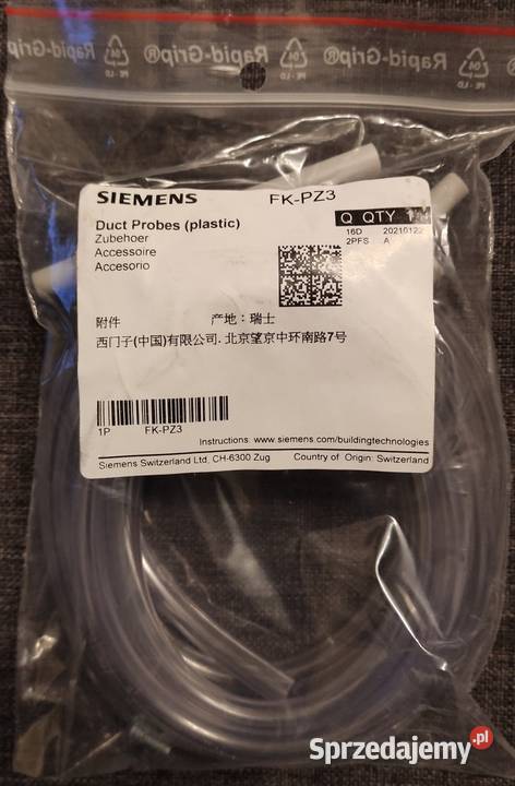Siemens FKPZ3 króćce przyłączeniowe montażu QBM Pozostałe Biznes i Przemysł Łódź