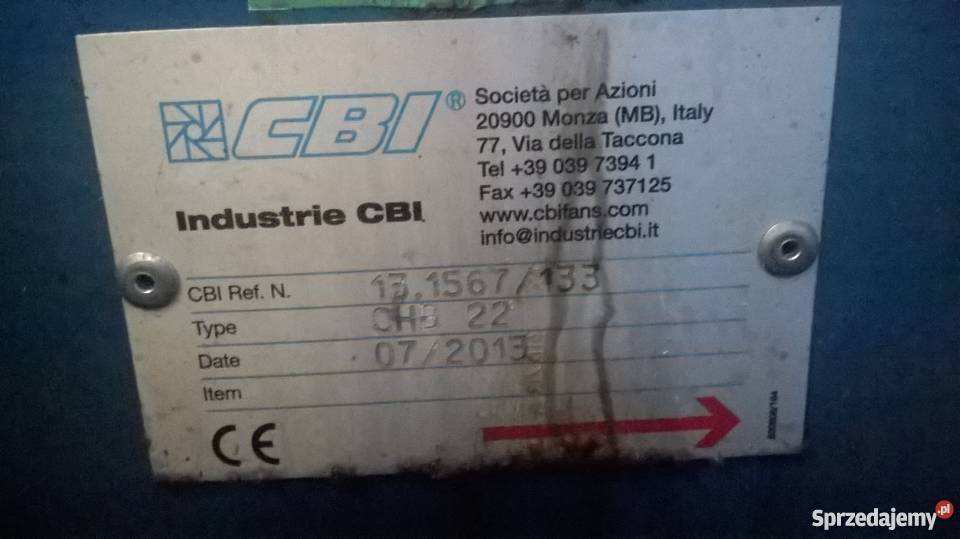 wentylator dmuchawa wyciąg do lakierni mazowieckie Gołymin-Ośrodek