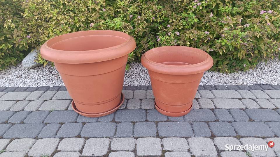 DONICZKI z tworzywa 42 32 23 17 ceglany brąz 6 podkarpackie Brzostek sprzedam