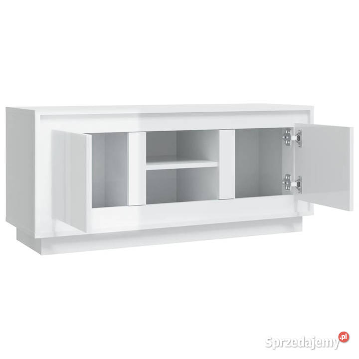 Szafka pod TV wysoki połysk biała 102x35x45 Warszawa sprzedam