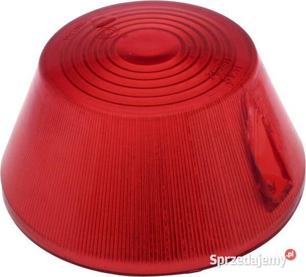 Klosz lampy niski WE92 19 czerwony 1400690215 Kamionna