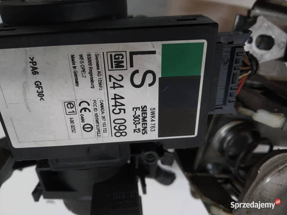 STACYJKA Opel Meriva I 20022010 A Układ elektryczny, zapłon