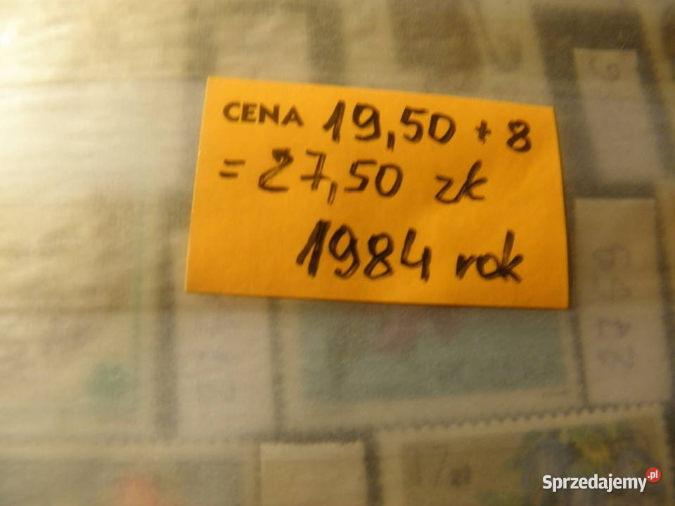 1984 Polskie znaczki pocztowe Wola Żelechowska