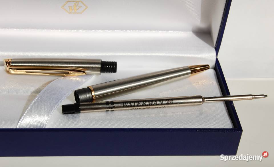 Długopis Waterman Hemisphere stal złoto vintage lubelskie Lublin