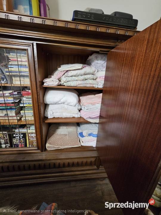 Duża dębowa biblioteka antyczna sprzedam