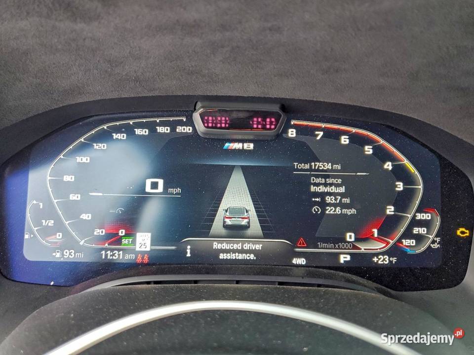 2022 BMW M8 do sprowadzenia Częstochowa
