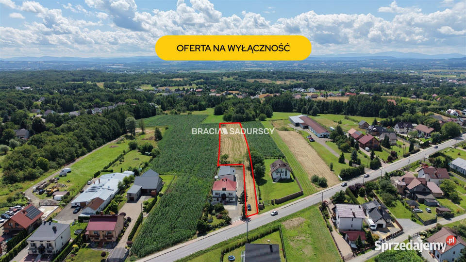 Grunt 4642m2 Kaszów Wadowicka