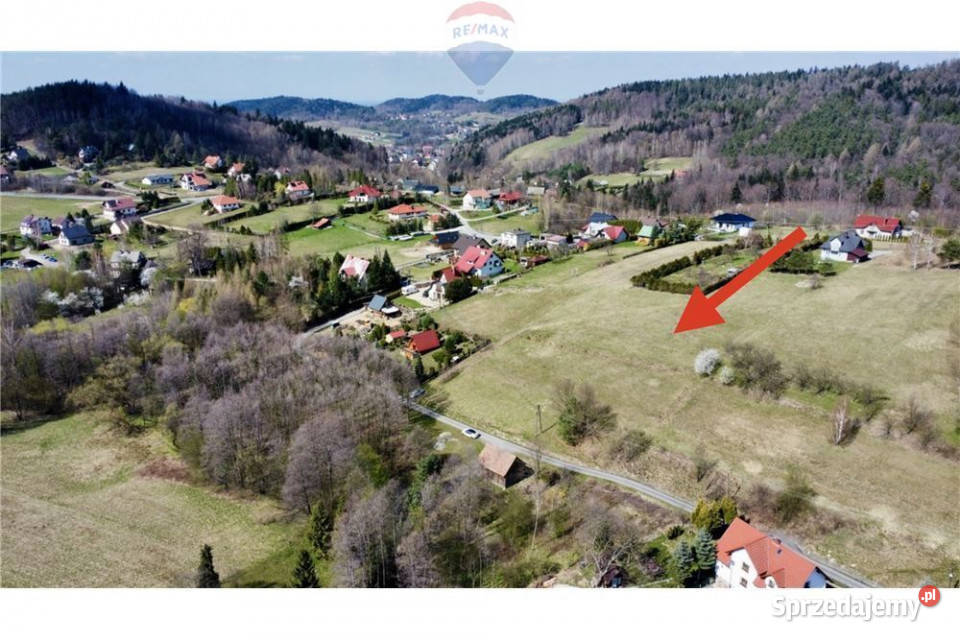 Działka w górach widokowa w sercu Beskidu Małego małopolskie Zagórnik sprzedam