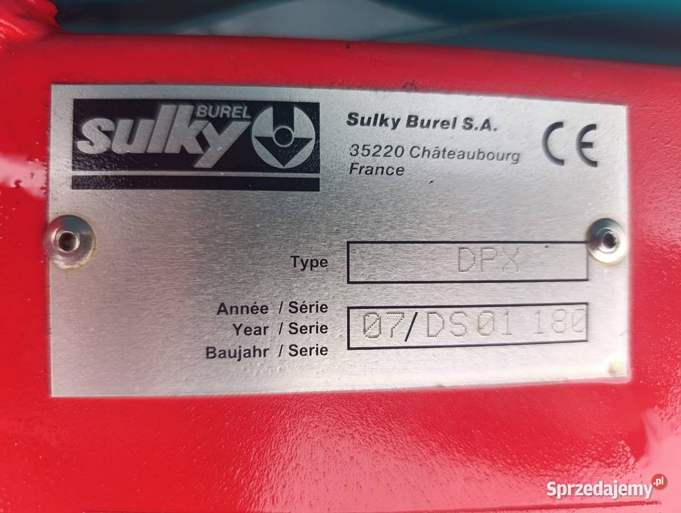 Rozsiewacz Sulky DPX 70 Years nie amazone kuhn Rozsiewacze nawozów Knyszyn