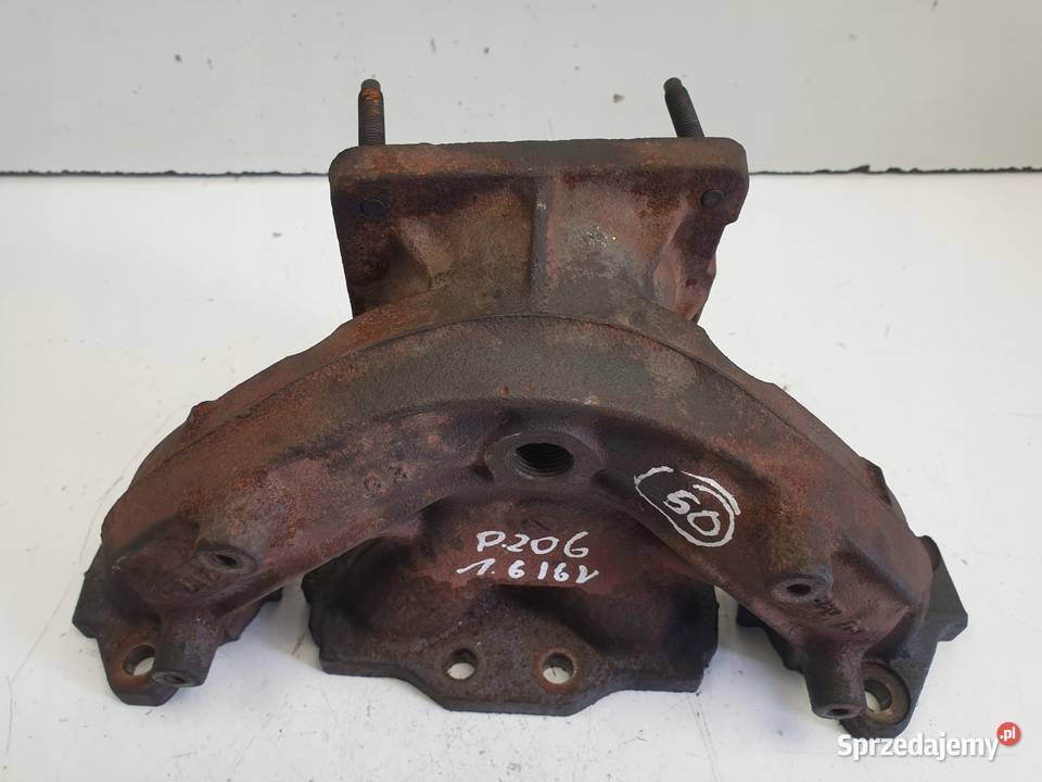 KOLEKTOR WYDECHOWY Peugeot 206 16 16V Rudka