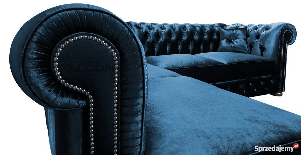 Pikowany narożnik Chesterfield Classic Comfort mazowieckie Warszawa