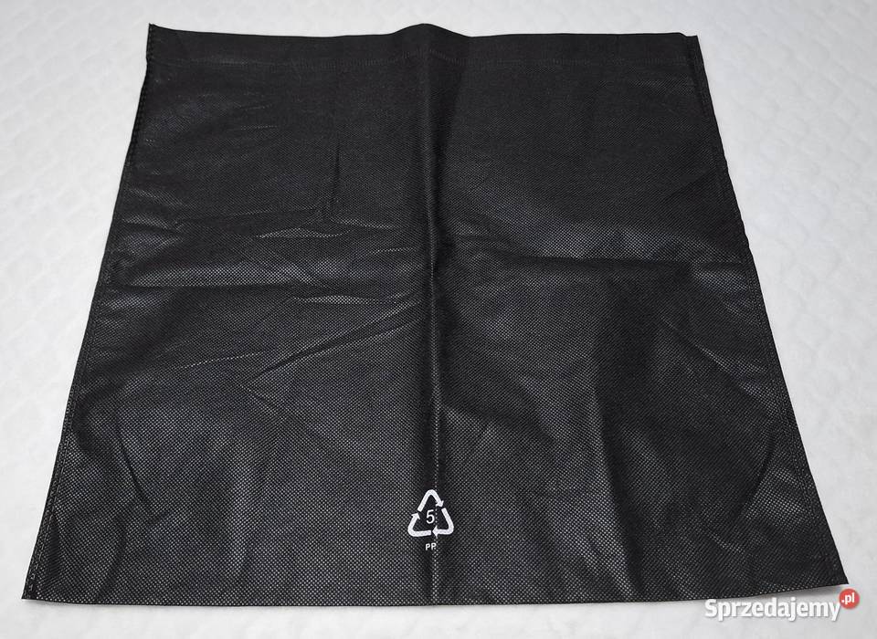 Worek woreczek materiałowy 39x39 Reserved czarny Czeladź