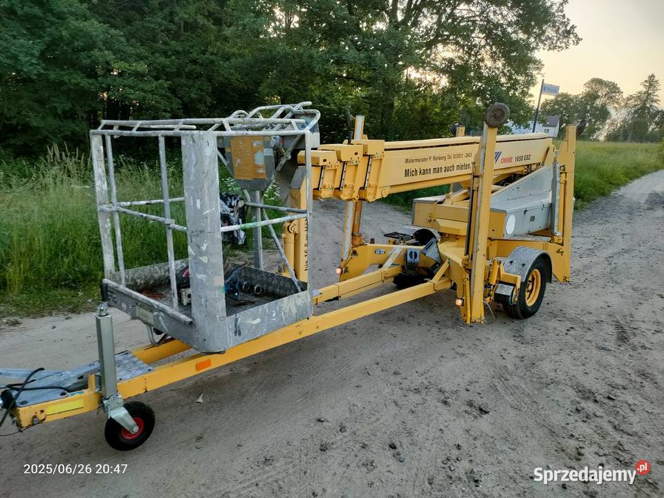 Omme 1650 ebz podnośnik zwyżka przyczepa nie Maszyny budowlane Mirachowo