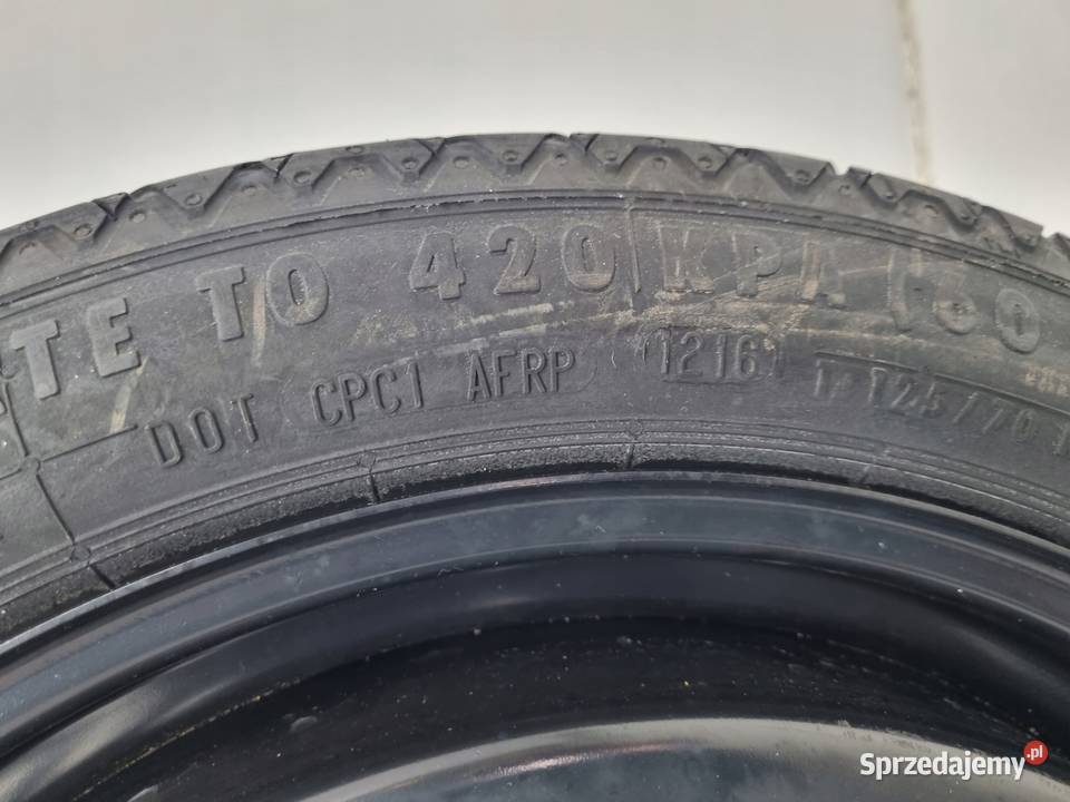 KOŁO DOJAZDOWE Opel Insignia A 12570 R17 5x120 Chełm sprzedam