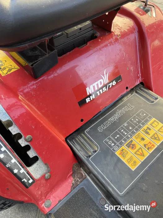 Kosiarka traktorek MTD RH 11576 z koszem Janów