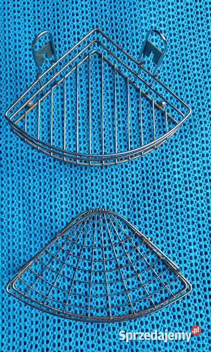 Półki do łazienki narożne 2 sztuki