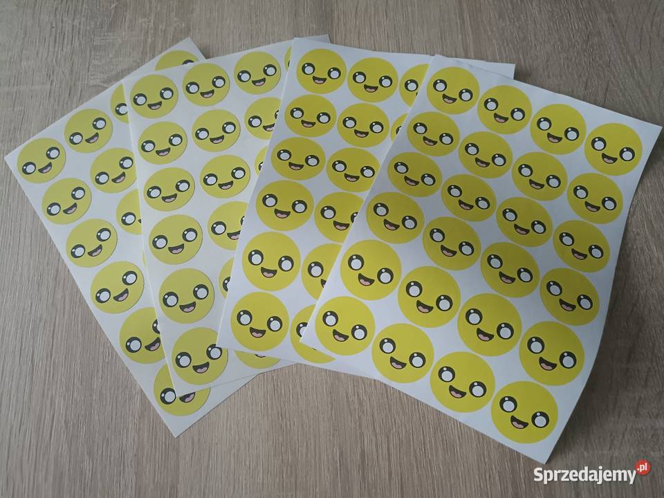 Naklejki emotki 160 sztuk Kwidzyn