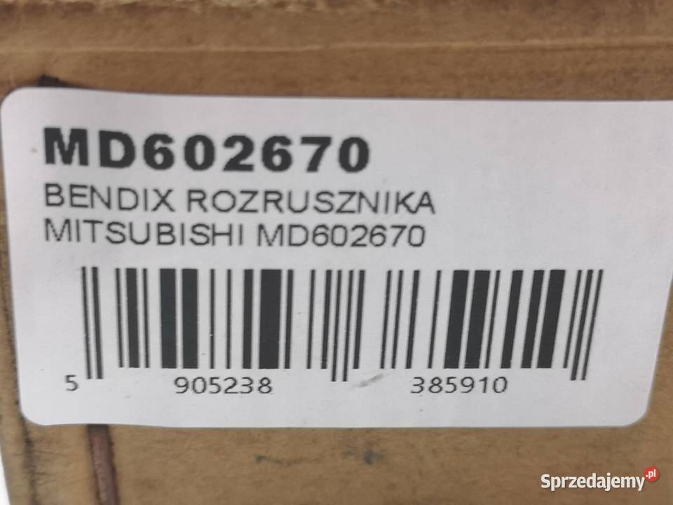 BENDIX ROZRUSZNIKA MITSUBISHI NOWY ORYGINALNY