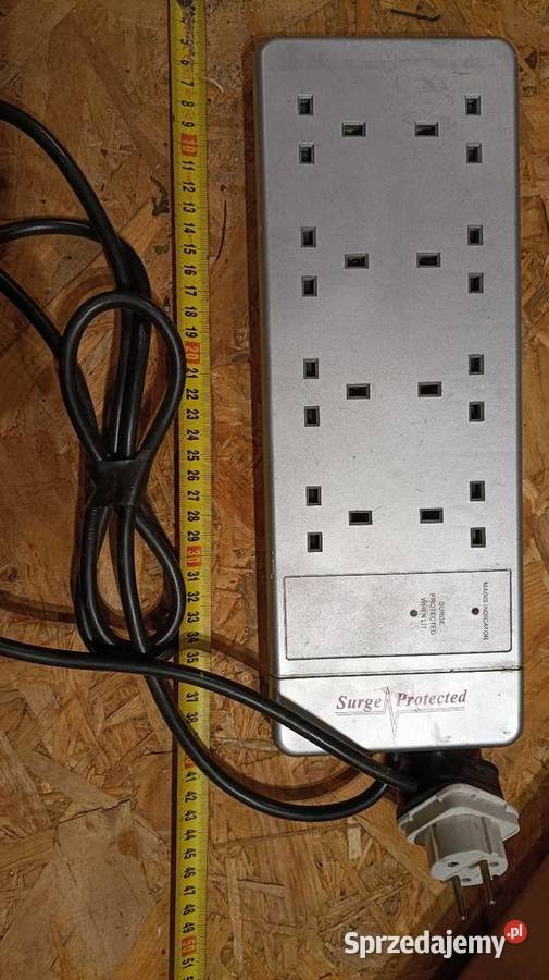 Brytyjska listwa przeciwprzepięciowa UK 4x Elektronika mazowieckie Łosice sprzedam