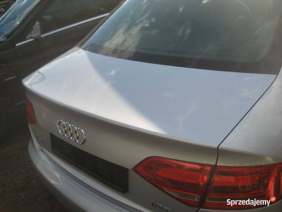 audi a4 b8 0812r sedan klapa lampy zderzak 4xpdc osobowe