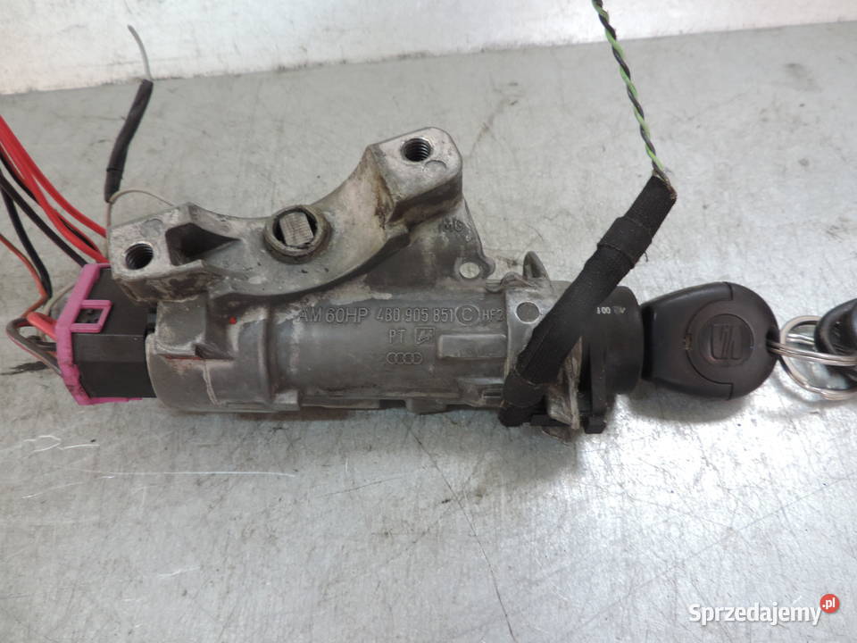 SEAT LEON 1 STACYJKA Z KLUCZYKIEM 4B0905851C osobowe Motoryzacja Nowy Sącz