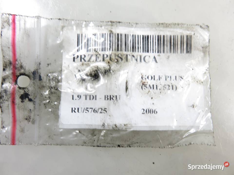 PRZEPUSTNICA VW GOLF PLUS 19 TDI 03G128063C osobowe małopolskie