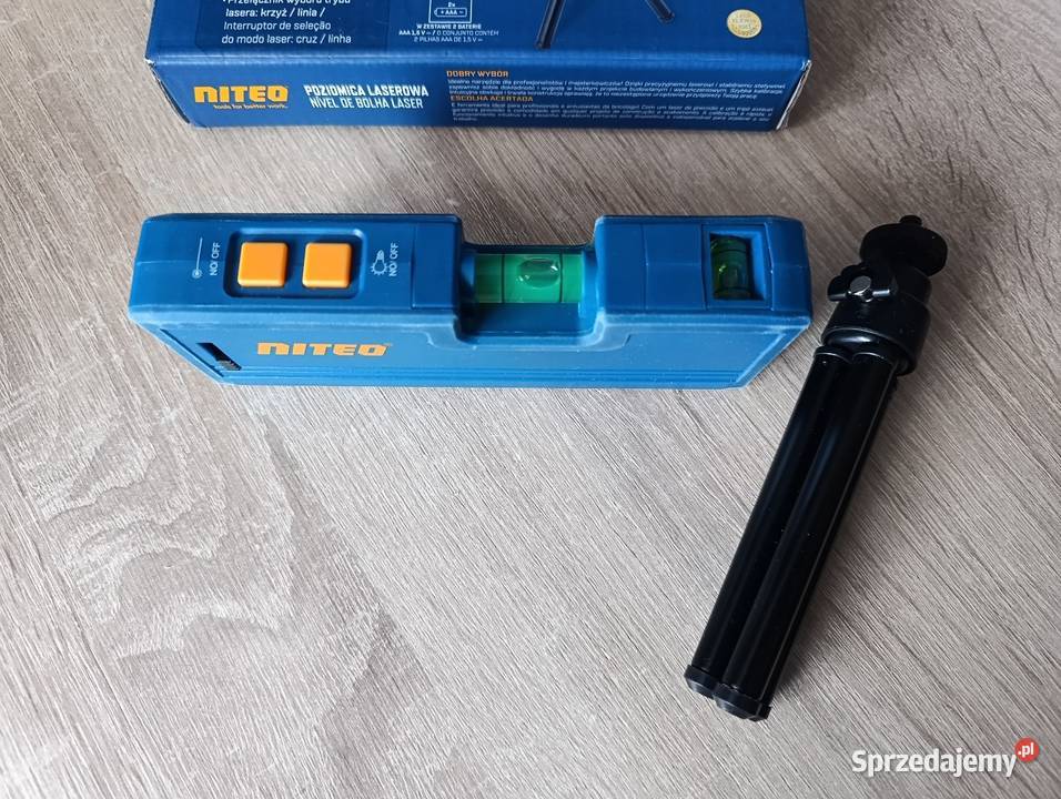 Poziomica laserowa Nited Kwidzyn sprzedam