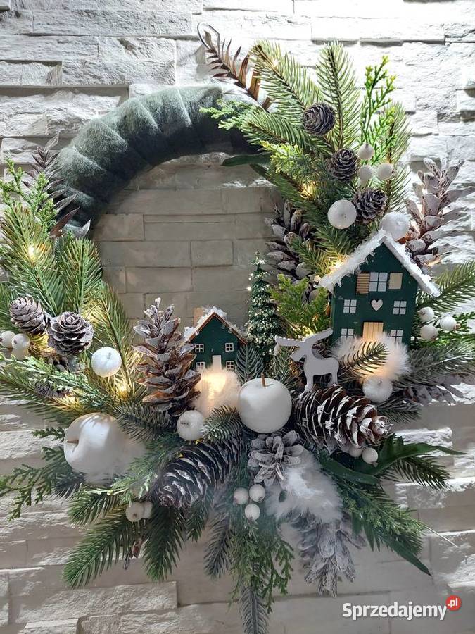 WIANEK BOŻONARODZENIOWY ZIMOWY Dom i Ogród Stargard
