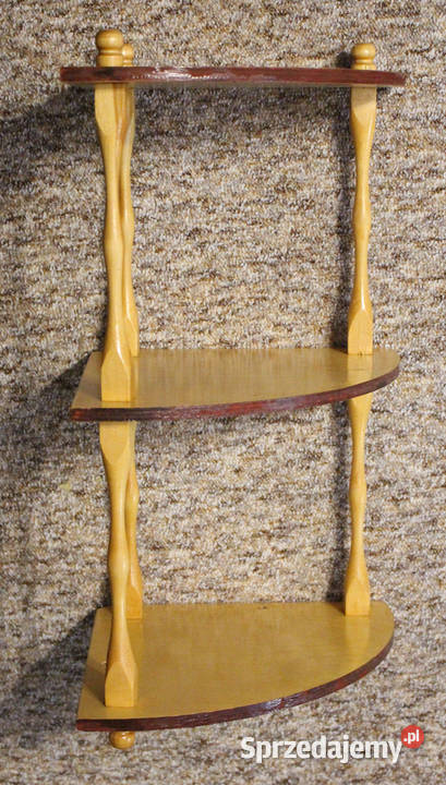 półka narożna vintage PRL mazowieckie Warszawa sprzedam
