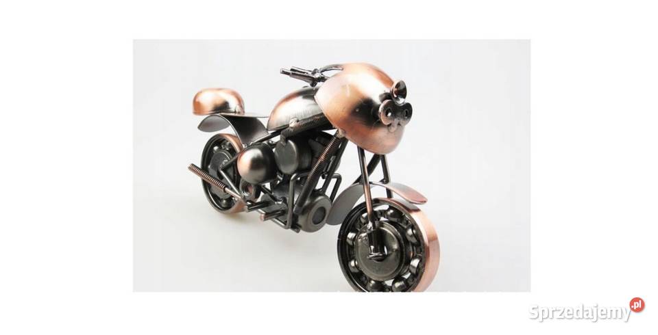 MODEL MOTOCYKL SPORT ŚCIGACZ METAL