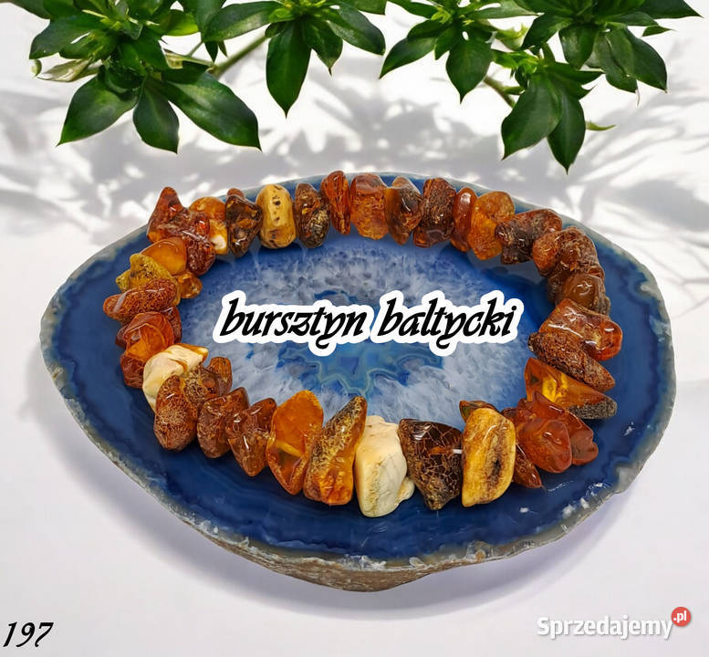Bransoletka z bursztynu bursztyn bałtycki bryłki Bransoletki Warszawa