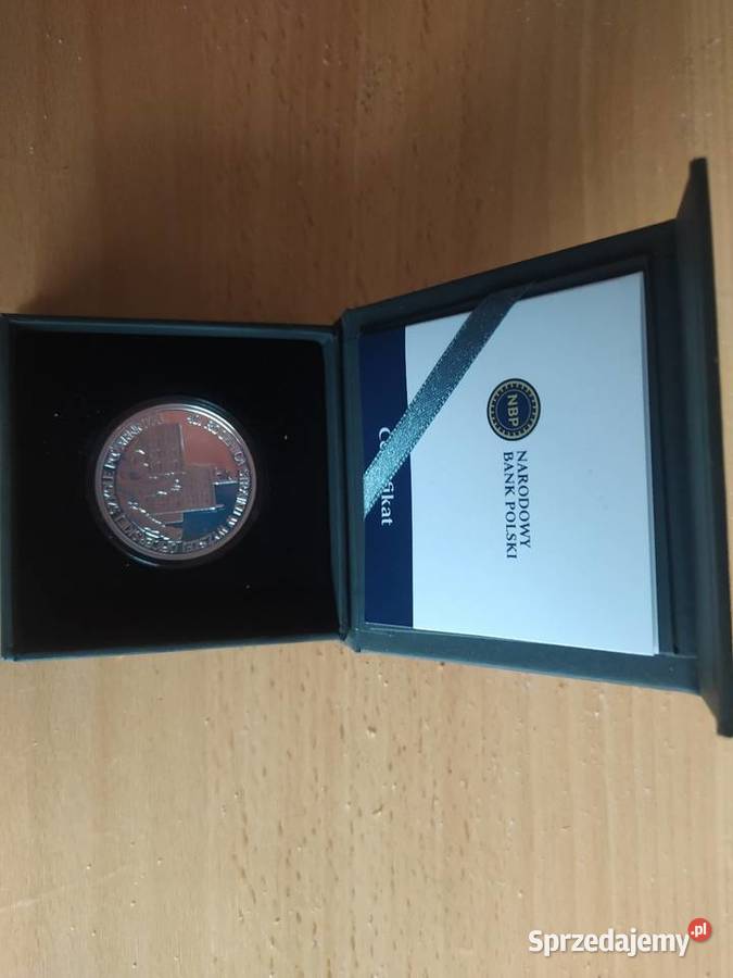 Srebrna moneta 10zl Łódź