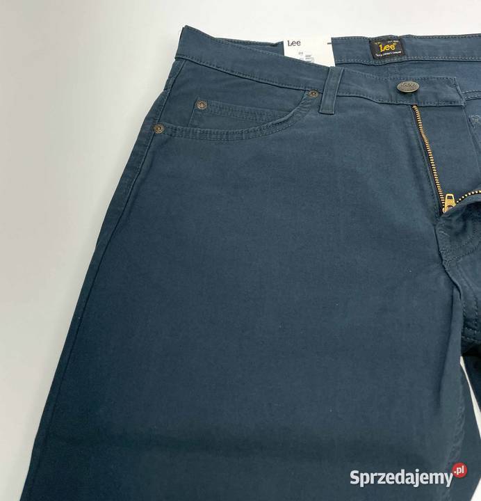 Spodnie męskie Lee Rider Slim Navy W31 L32 Pisz