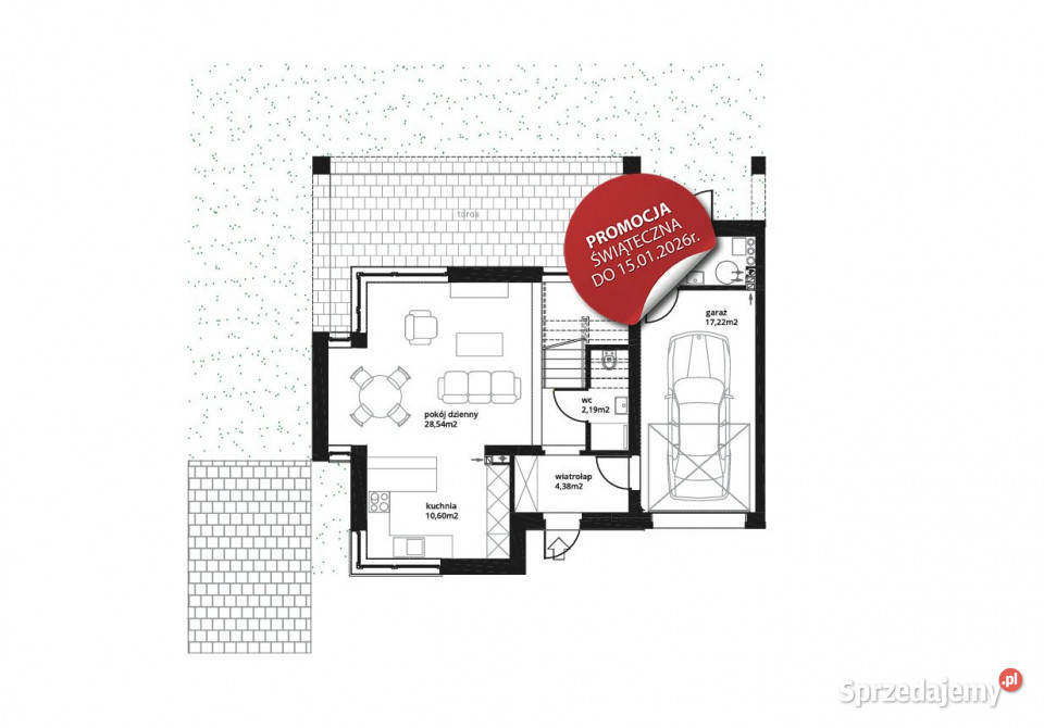 Dom 12611 metrów Wrząsowice