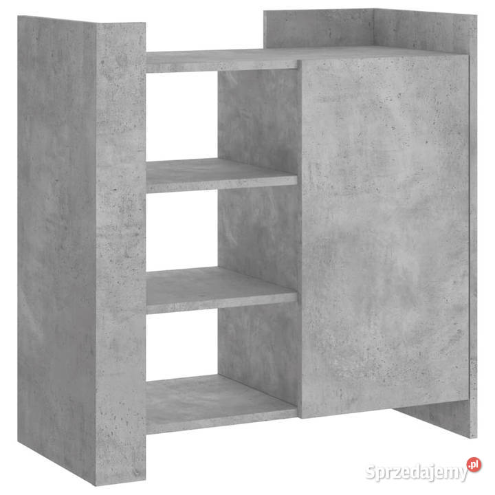 Szafka szarość betonu 735x35x75 materiał