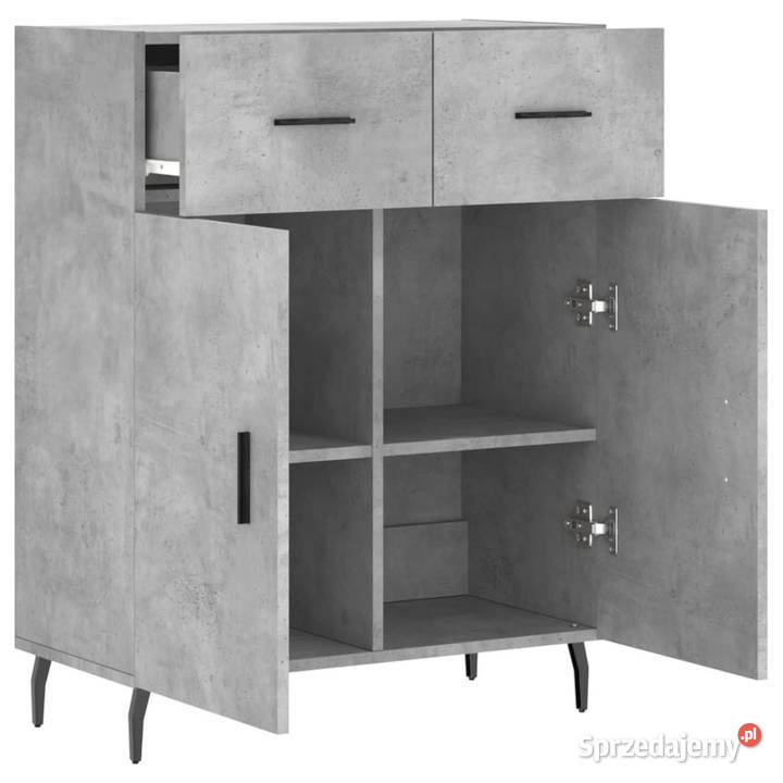 Szafka szarość betonu 695x34x90 materiał mazowieckie Warszawa