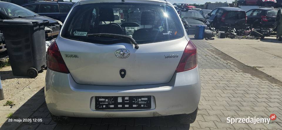 Klapa tylna bagażnika Toyota Yaris II 2007r Słońsk sprzedam