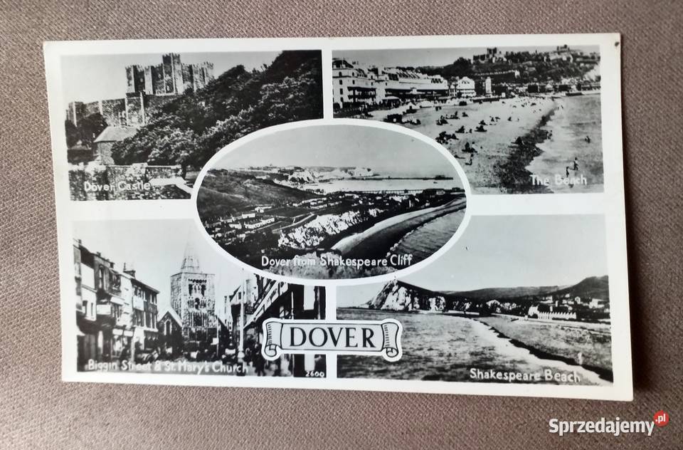 DOVER MIASTO KANAŁEM LA MANCHE M IN WIDOK NA lubelskie Piszczac