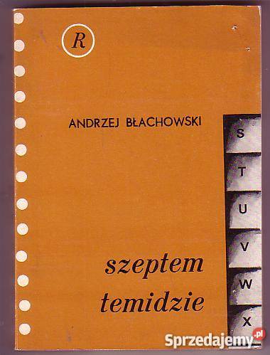 5624 SZEPTEM TEMIDZIE ANDRZEJ BŁACHOWSKI kryminały małopolskie Czyrna
