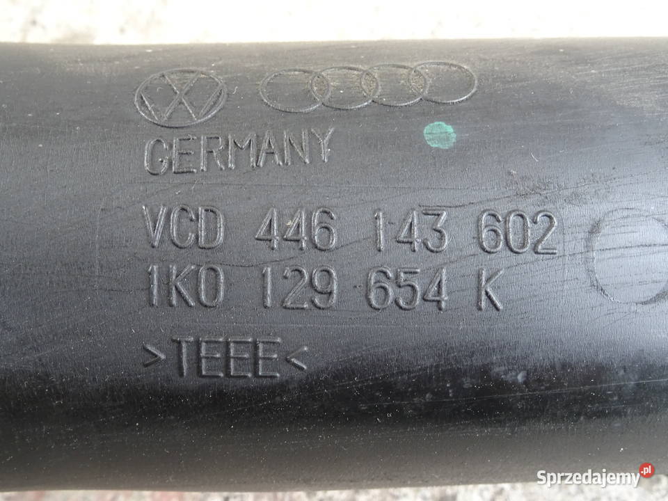 VW Touran 20 TDI AZW przewór rurka wąż powietrza osobowe łódzkie sprzedam