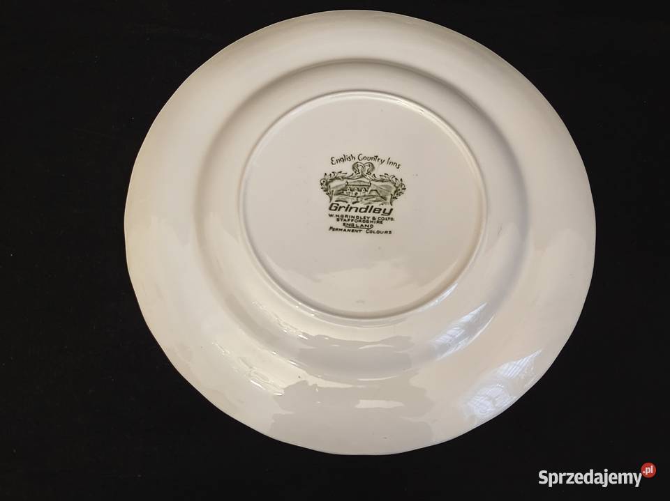 Talerz angielski płaski Grindley Chełm