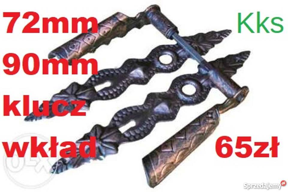 Uchwyt do drzwi czarny pochwyt kuty antaba retro Rzeszotary