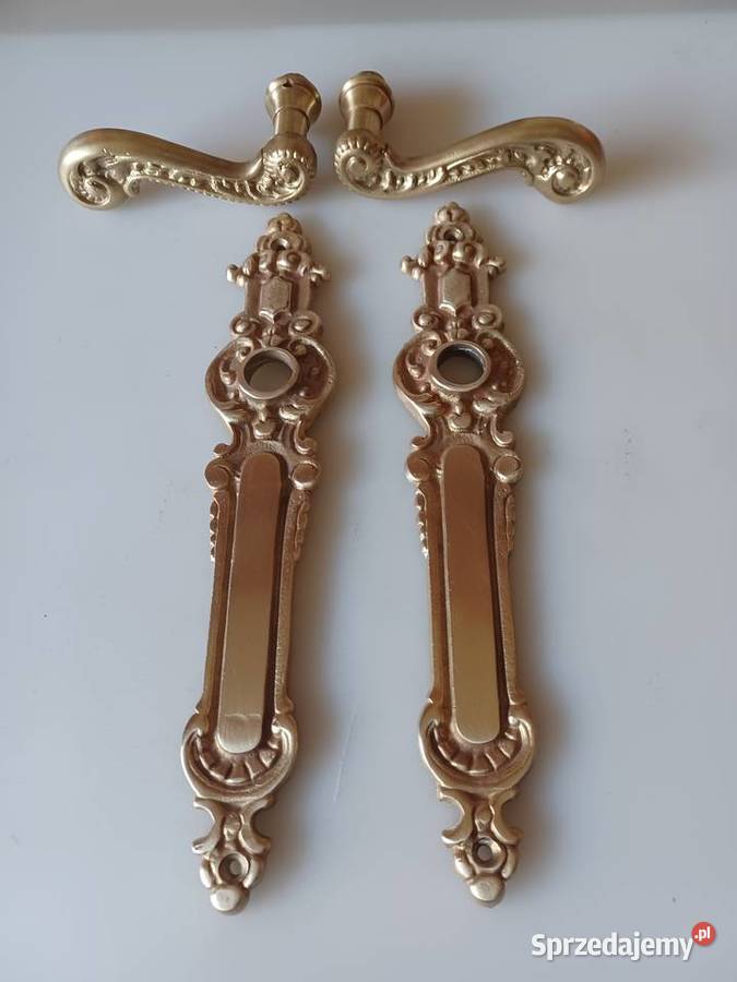 Mosiężne szyldy I klamki Poznań sprzedam