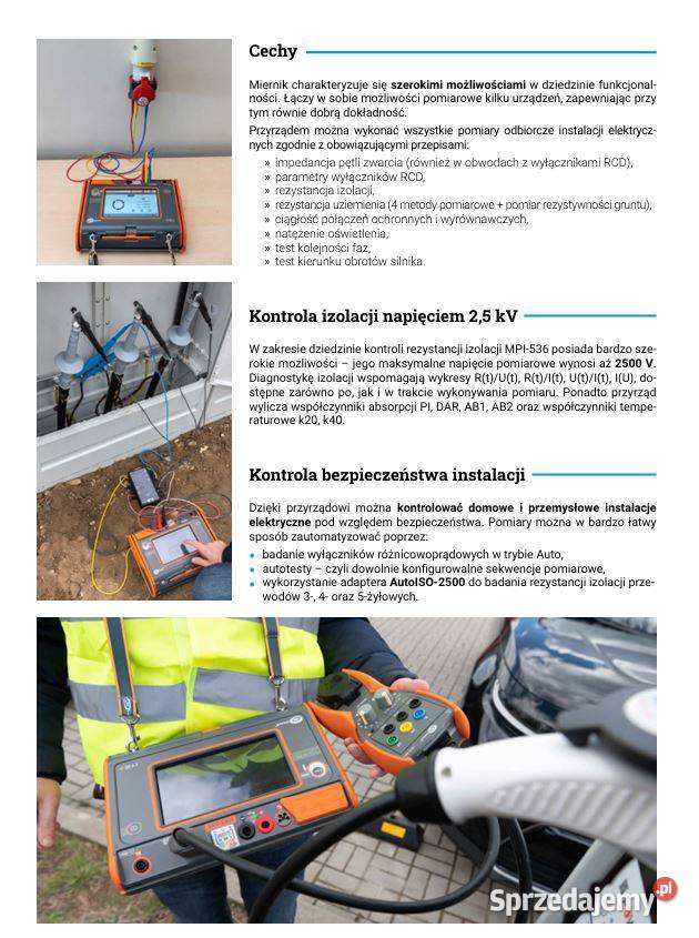 Sonel MPI536 Wielofunkcyjny miernik parametrów Nowy Sącz