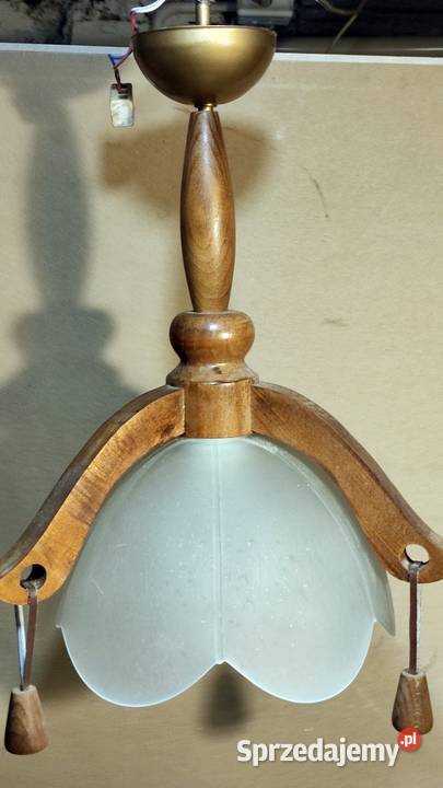 Lampa sufitowa drewniana Lampy wiszące