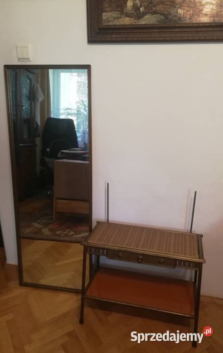 Etażerka PRL stolik z lustrem Warszawa sprzedam