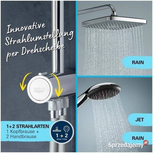 Grohe Vitalio Comfort 250 system prysznicowy do Wyposażenie wnętrz podkarpackie Rzeszów