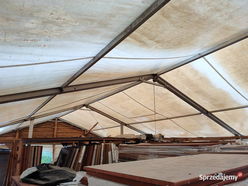 Syndyk sprzedaje namiot plandekowy byłym Iława