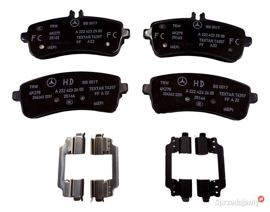 MERCEDES AMG GT W217 Klocki hamulcowe tyl OE Ruda Śląska