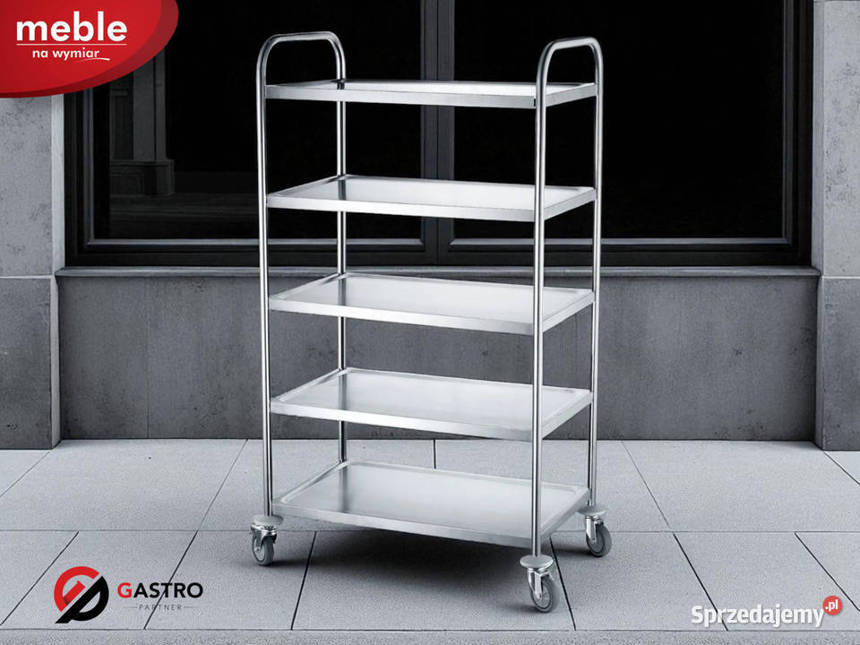 Wózek gastronomiczny kelnerski ze stali Ostrów Wielkopolski